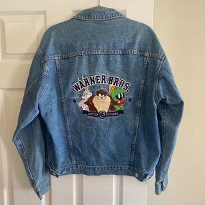 Warner-bros Men's Blue Jacket